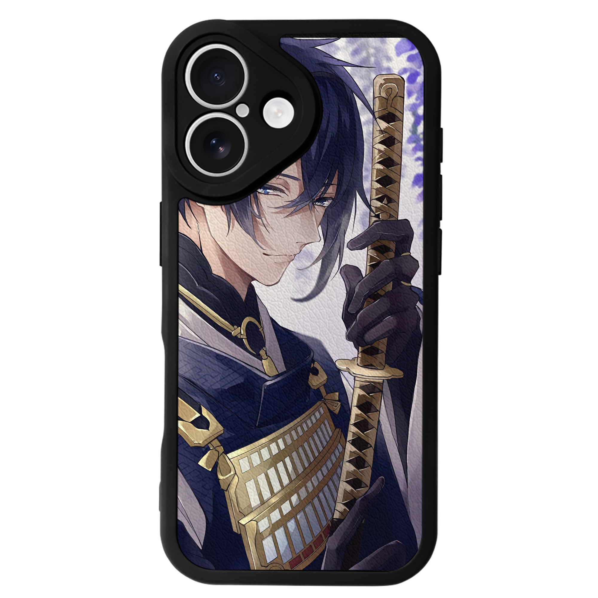 （画像用） 刀剣乱舞 Touken Ranbu 【iPhone 16シリーズ対応】シリコンスマホケース（レザー調） 材質：シリコン